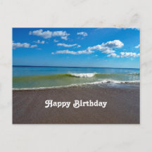 Aniversário da Foto do Oceano de Praia bonito