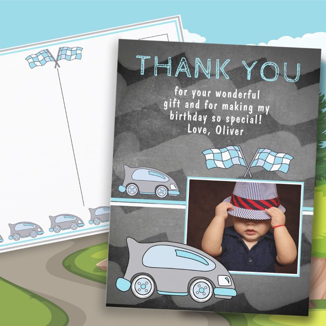 Cartão Postal Aniversário da Foto do Quadro de Sinalizador do Ca (Criador carregado)