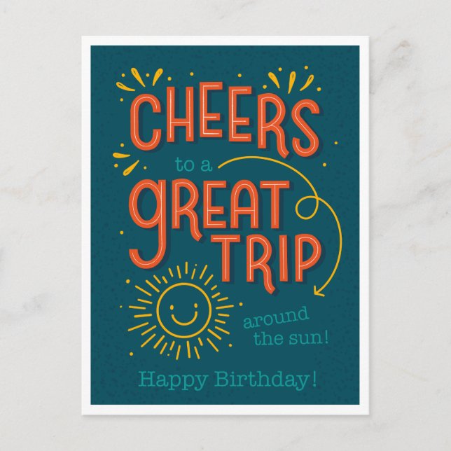 Cartão Postal Aniversário da Tipografia Moderna (Frente)