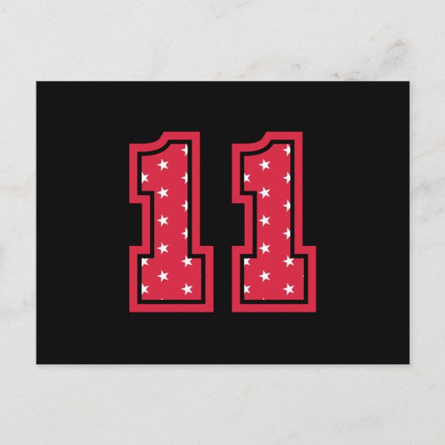 Cartão Postal ANIVERSÁRIO DE 11 ANOS Aniversário de 11 anos Cria (Frente)