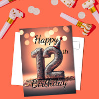 Aniversário de 12 anos deslumbrante com lantejoula