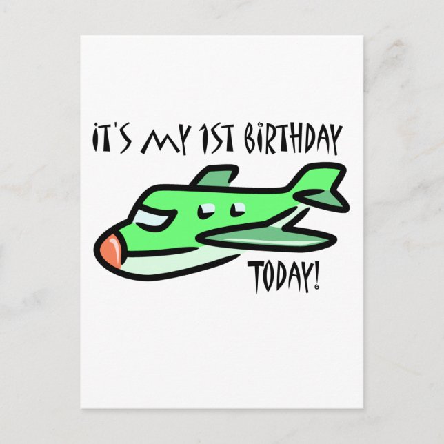 Cartão Postal Aniversário de 1 ano (Frente)