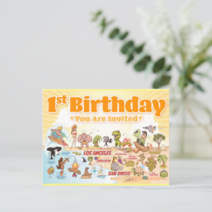 Cartão Postal Aniversário de 1 ano do SoCal