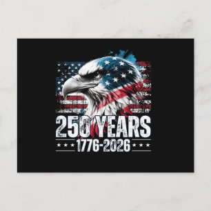 Cartão Postal Aniversário de 250 anos dos Estados Unidos Manga L