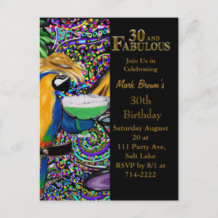 Cartão Postal Aniversário de 30 anos