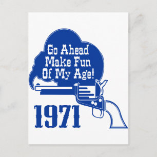 Cartão Postal Aniversário de 40 anos