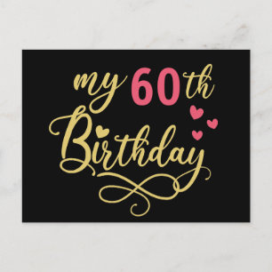 Cartão Postal Aniversário de 60 anos