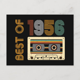 Cartão Postal Aniversário de 70 anos Vintage 1956 Feito em 1956 