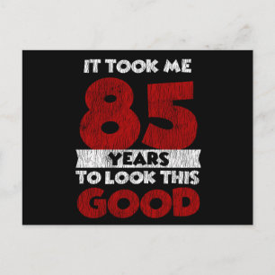 Cartão Postal Aniversário de 85 Anos Me Deixou Bem Para o 85º An