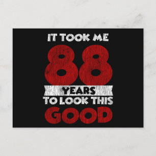 Cartão Postal Aniversário de 88 Anos Me Deixou Bem 88º Aniversár