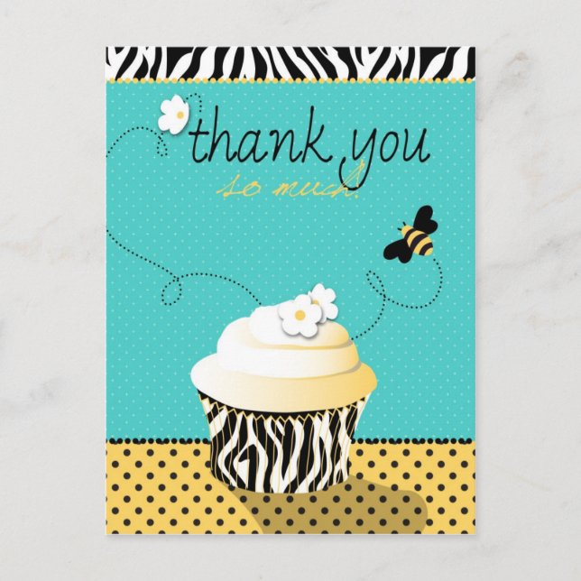 Cartão postal Aniversário de Bebê TY (Frente)