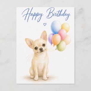 Cartão Postal Aniversário de Chihuahua