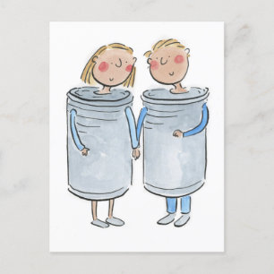 Cartão Postal Aniversário de Folha-de-Flandres