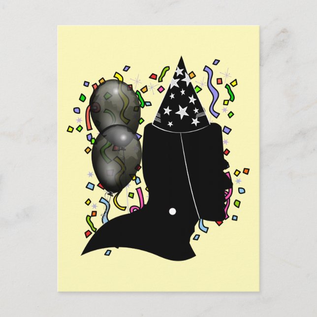 Cartão Postal Aniversário de Frankenstein (Frente)