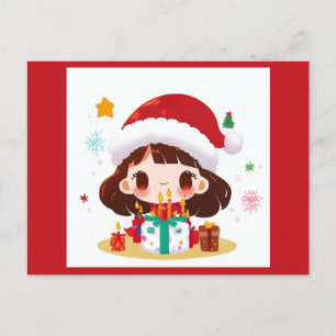 Cartão Postal Aniversário de Natal 2