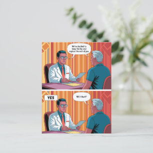 Cartão Postal Aniversário Engraçado Feliz Aniversário Velhice An