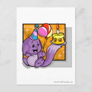 Cartão Postal Aniversário Kacheek