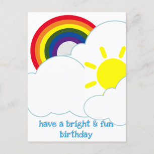Cartão postal - Aniversário LGBT Alegre e Divertid