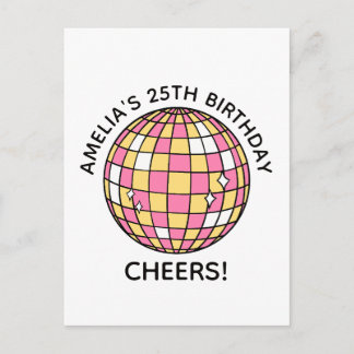 Cartão Postal Aniversário Personalizado