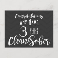 aniversário personalizado de sobriedade AA NA