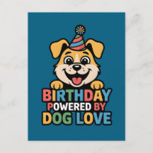Aniversário Poderoso pelo Amor Canino Design