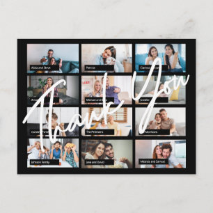 Cartão Postal Aniversário virtual online personalizado 12 fotos 