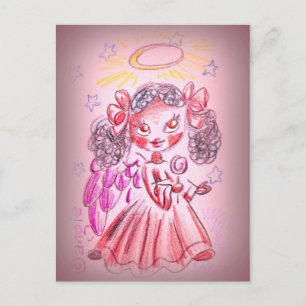 Cartão Postal Anjo Afro-Americano