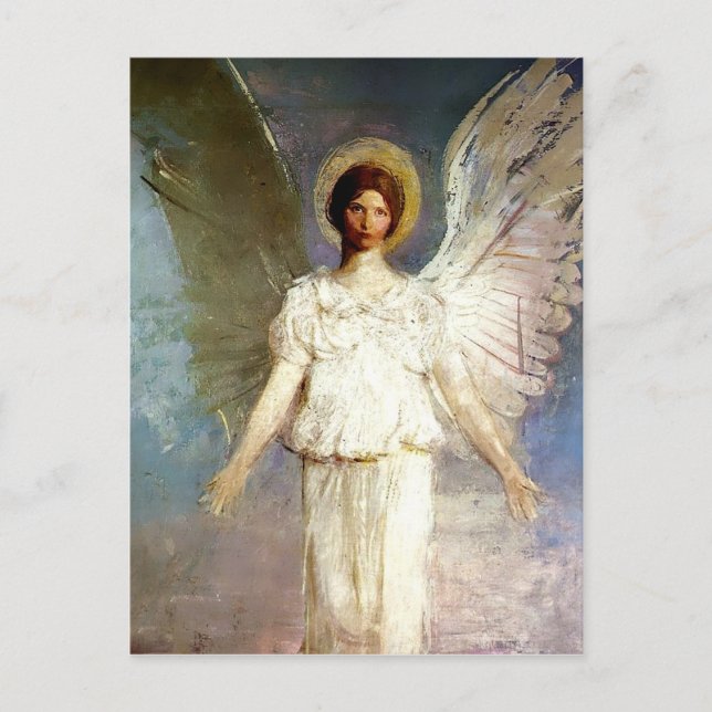 Cartão Postal “Anjo ao Meio-Dia” de Abbott Thayer (Frente)