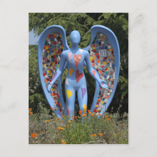 Cartão Postal Anjo Azul