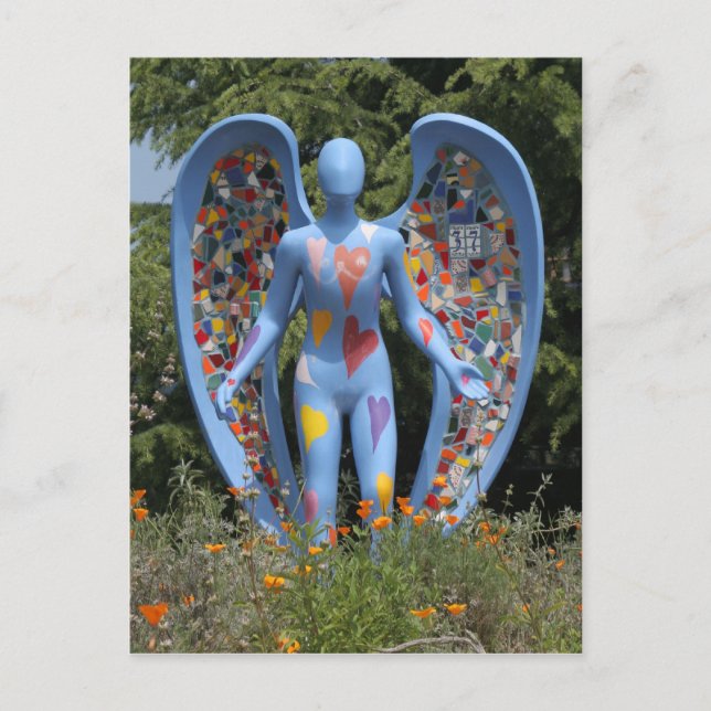 Cartão Postal Anjo Azul (Frente)