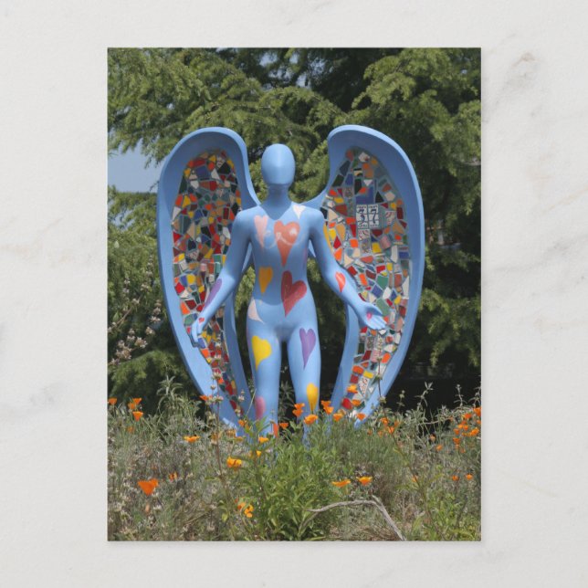 Cartão Postal Anjo Azul (Frente)