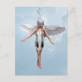 Cartão Postal Anjo Branco