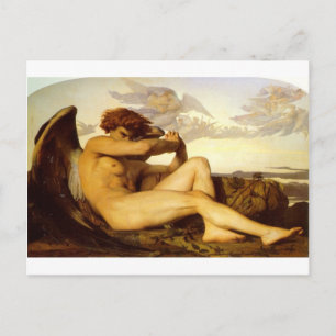 Cartão Postal Anjo Caído de Alexandre Cabanel