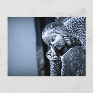 Cartão Postal Anjo Chorando