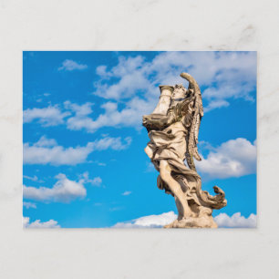 Cartão Postal Anjo com a Coluna