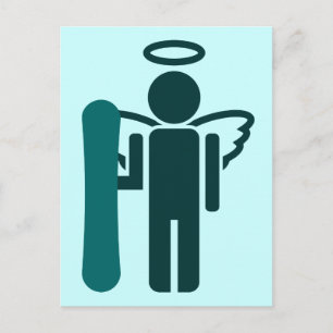 Cartão Postal Anjo conselho.