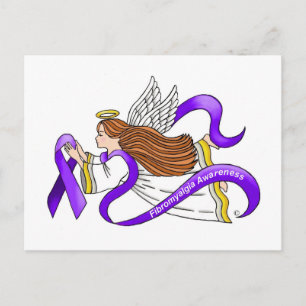 Cartão Postal Anjo da Fibromialgia