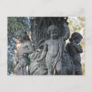 Cartão Postal Anjo da Fonte das Águas, Central Park