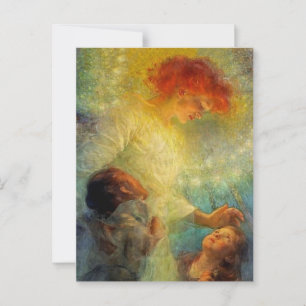 Cartão Postal “Anjo da Guarda” por Franz Dvorak