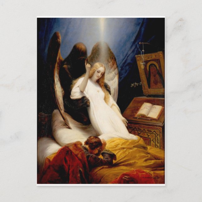 Cartão Postal Anjo da Morte (1851) (Frente)