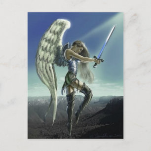 Cartão Postal Anjo de Avenging