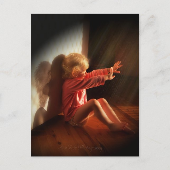 Cartão Postal Anjo Dentro (Frente)