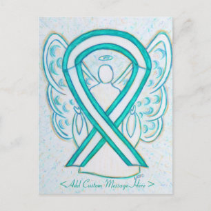 Cartão Postal Anjo do Laço de Conscientização do C