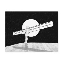 Anjo do Norte Negro e Branco