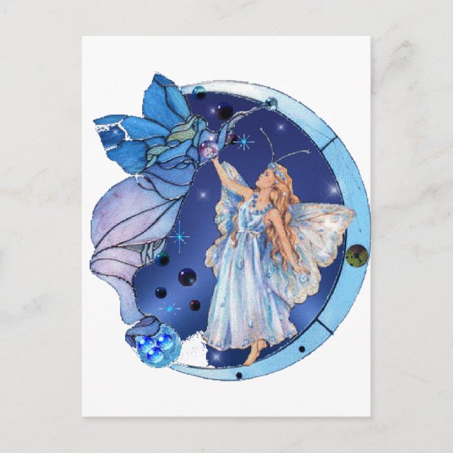 Cartão Postal Anjo Dos Céus (Frente)