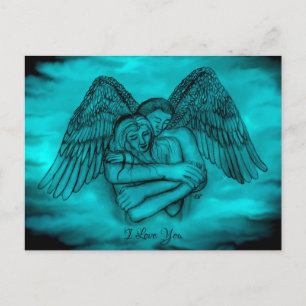 Cartão Postal Anjo Eros Apaixonado, Eu Te Amo