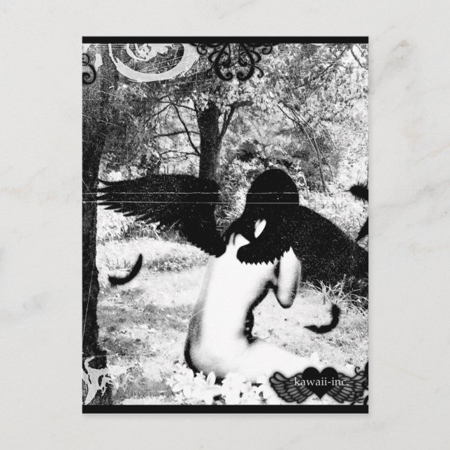 Cartão Postal Anjo escuro (Frente)