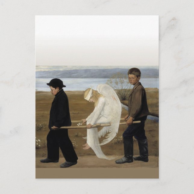 Cartão Postal Anjo ferido (Frente)