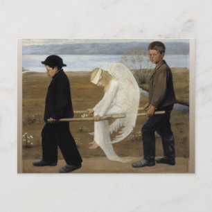 Cartão Postal Anjo ferido