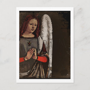 Cartão Postal Anjo gracioso com as mãos dobradas